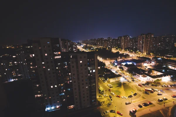 Stadsgezicht nacht landschap — Stockfoto