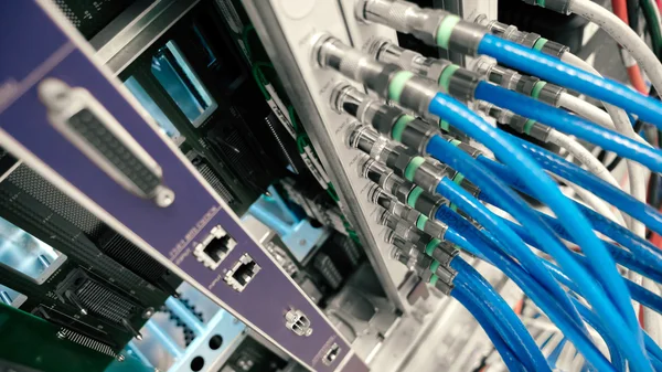 Az internetszolgáltatók által használt hálózati hardver — Stock Fotó