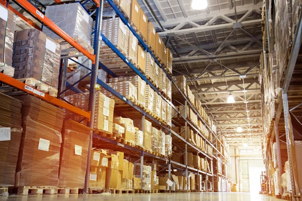 Interior of a modern warehouse Stock Picture