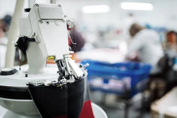 Koppelen van de machine in de textielindustrie — Stockfoto