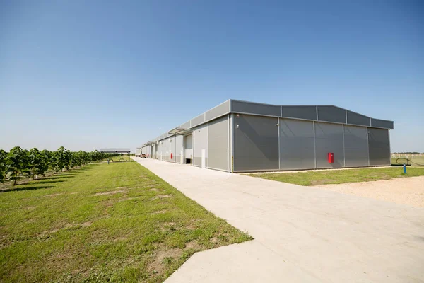 Empresa armazém edifício ao ar livre — Fotografia de Stock