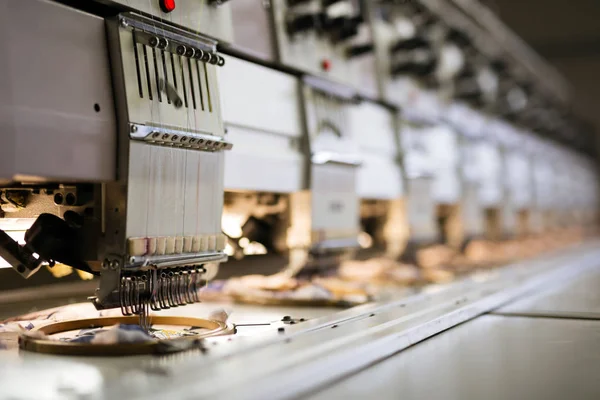 Fabric industry production line — Stock Photo, Image