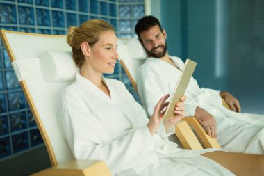 Çift spa uygulamaları zevk ve rahatlatıcı