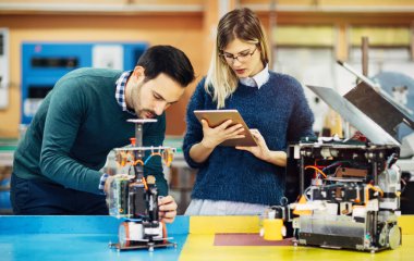 Mühendislik Robotik sınıf çalışması