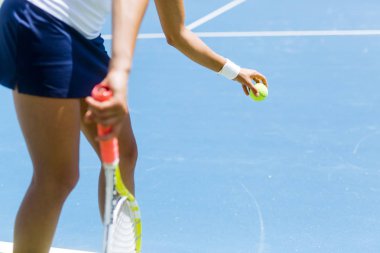 Hizmet güzel tenis oyuncusu