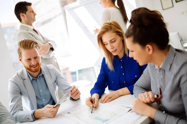 Business people discussing future plans — Stock Photo, Image