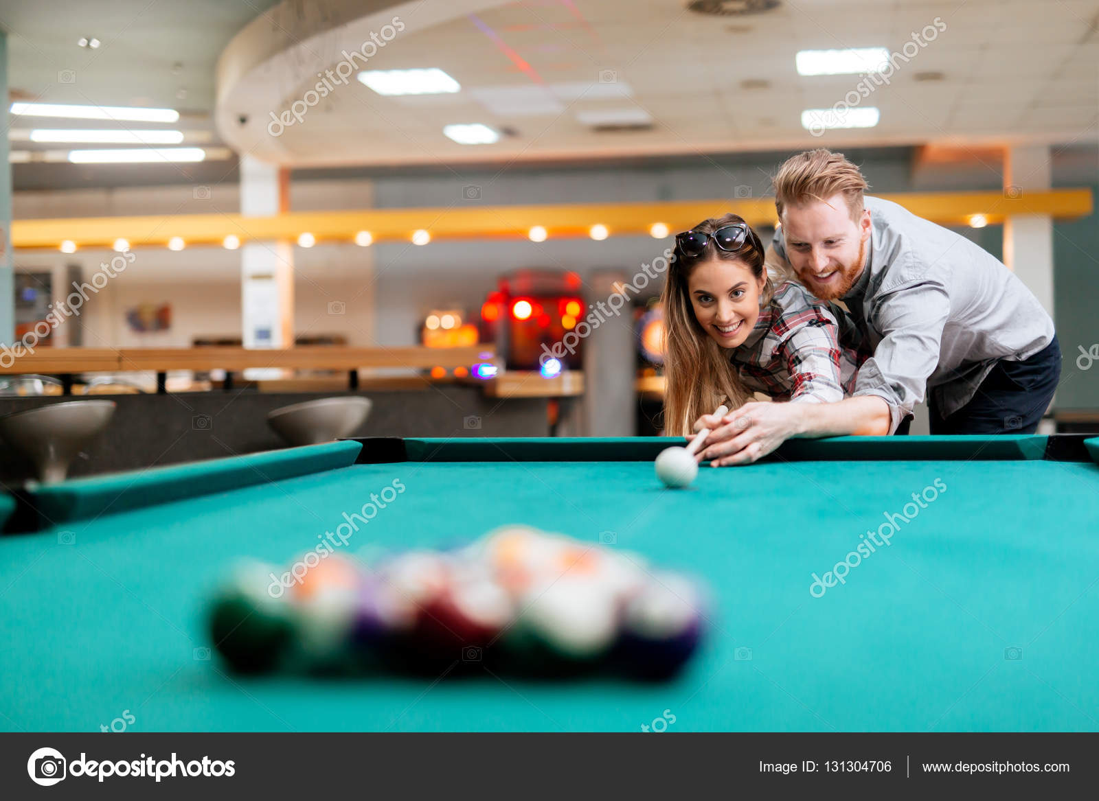 flirten beim billard