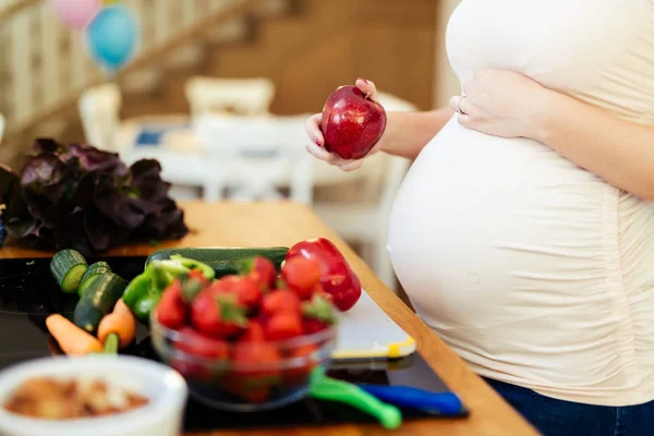 Diet sehat wanita hamil — Stok Foto