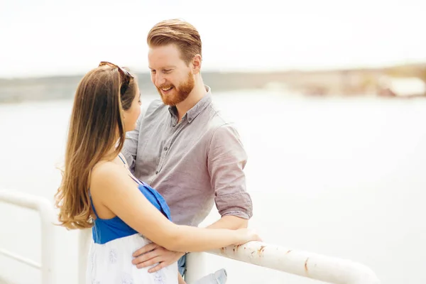 Couple in love about to kiss — Stock Photo, Image