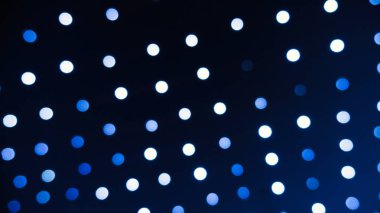 Gece beyaz bokeh, ufuk ışık