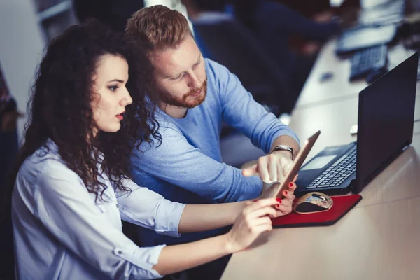 Programador que trabaja en una empresa de desarrollo de software —  Fotos de Stock