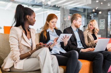 İş insanlar konuşma