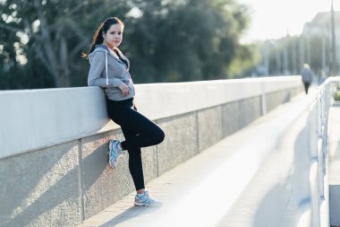 güzel bir kadın dinlenme