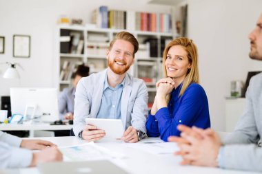 İş insanlar office günlük rutin