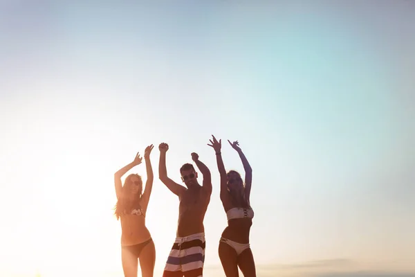 Jeunes amis faire la fête — Photo