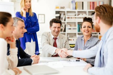 çalışan iş adamları