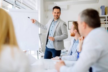 İş planı üzerinde Flipchart açıkladı