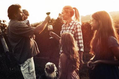 Winemaker ailesinin üzüm bağı