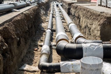Şehir Gaz boruları toprak altında