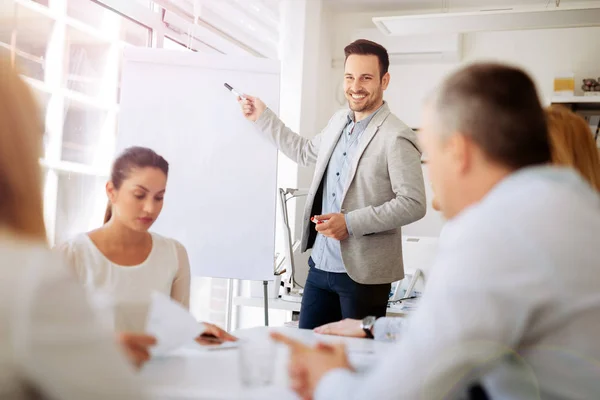 Presentación a cargo de empresarios — Foto de Stock