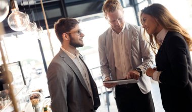 Cafe iş arkadaşları