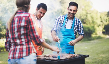 Barbekü parti insanlar