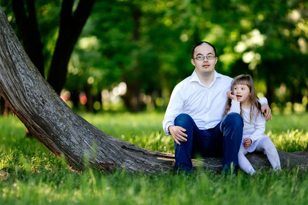 Lidé s Downovým syndromem — Stock fotografie