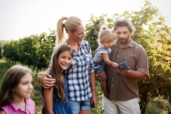 grower family tasting wine