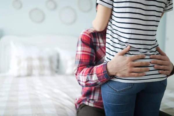 Seksueel opgewonden paren — Stockfoto