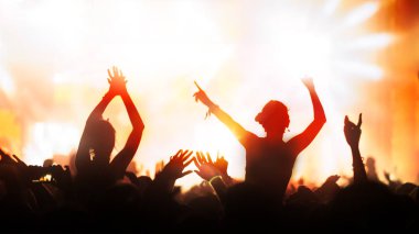 Müzik Festivali zevk kalabalık