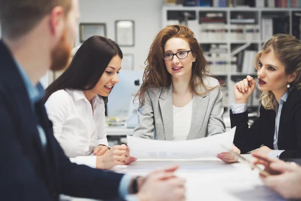 Collega's in office — Stockfoto