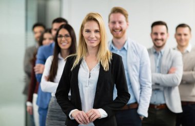 Grup başarılı iş adamları