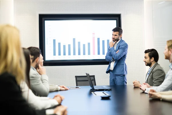 Business meeting in conference room — Stock Photo, Image