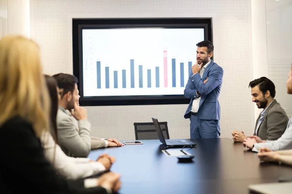 Business meeting in conference room — Stock Photo, Image