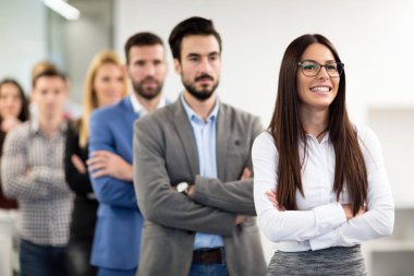 Grup başarılı iş adamları