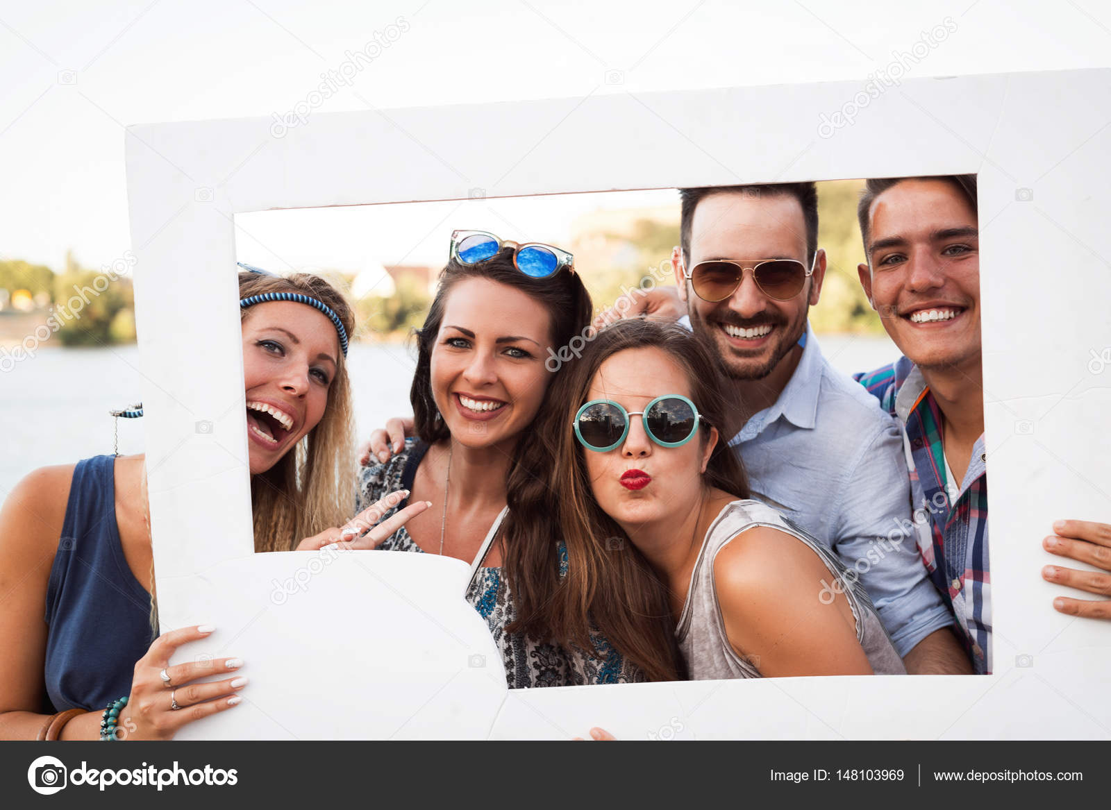 Stock Photo Friends Laughing