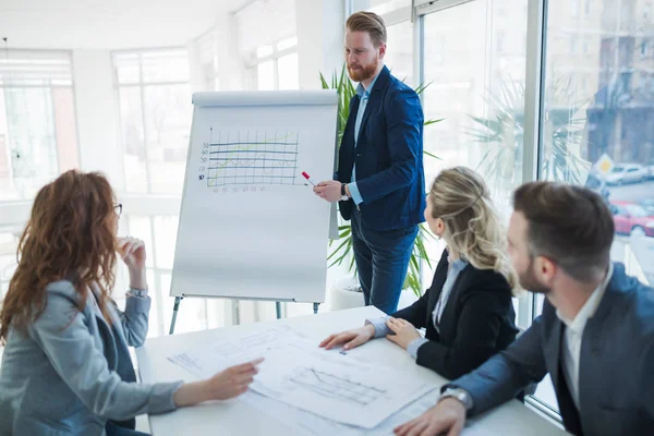 Business colleagues working in office — Stock Photo, Image