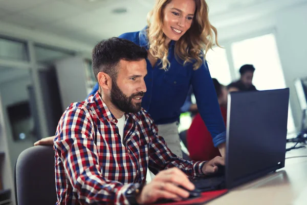 Software developers working on project — Stock Photo, Image