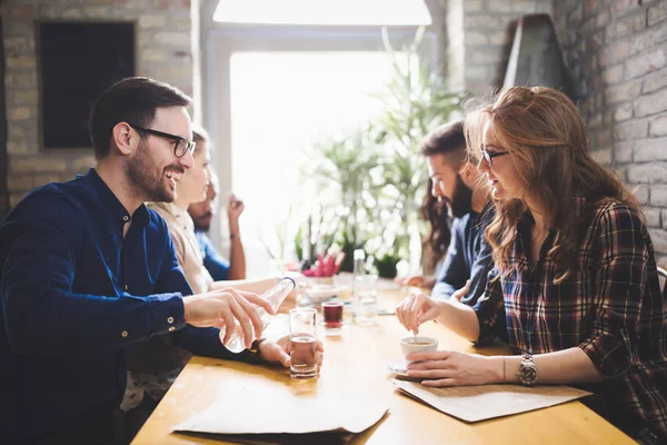 Business people eating together — Stock Photo, Image