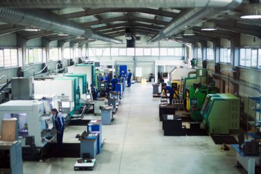 Makinenin olduğu dükkanın ve fabrika