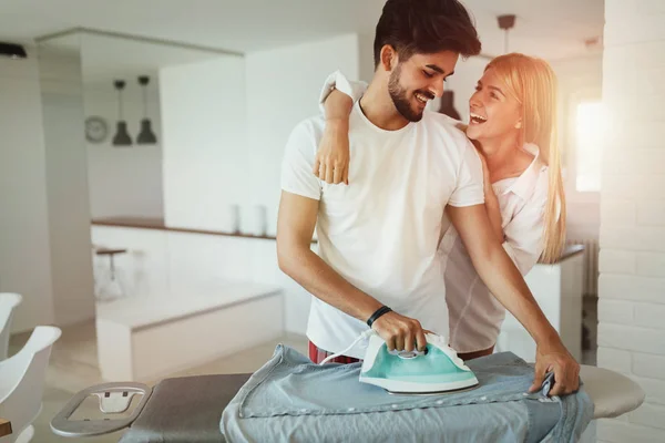 woman hugging her boyfriend