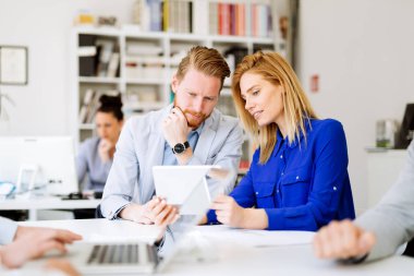 Ofisteki iş adamları