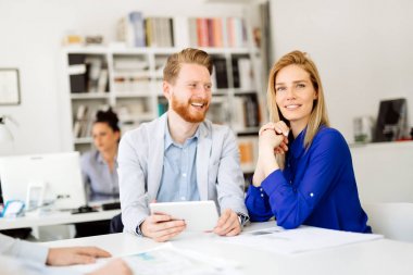 İş insanlar office günlük rutin