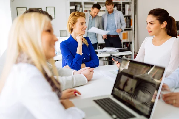 Business people discussing future plans