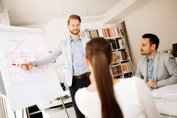 Presentatie en opleiding in kantoor — Stockfoto