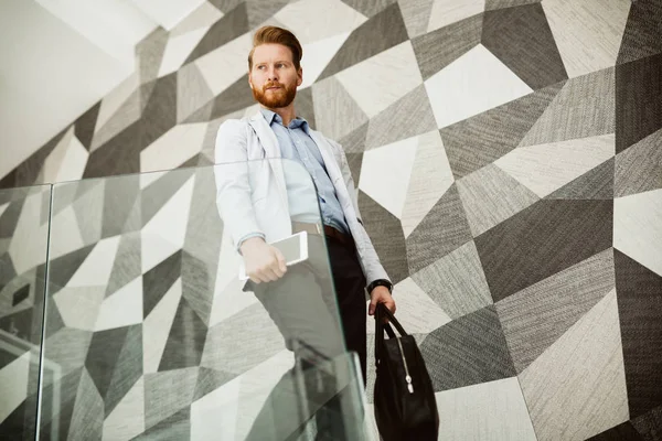 Merdivenleri işadamı