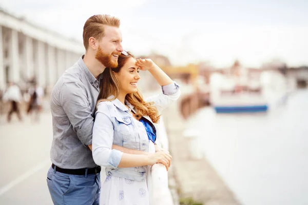 Paar verbringt Zeit miteinander — Stockfoto