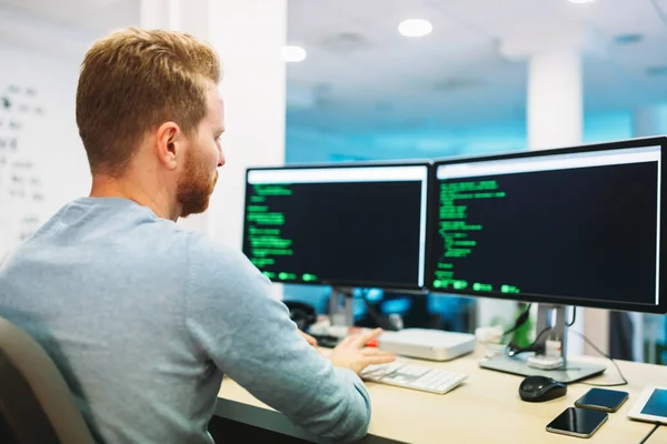 Programmer working in office — Stock Photo, Image