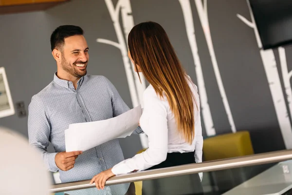 Perspektivarchitekten Gespräch Amt — Stockfoto