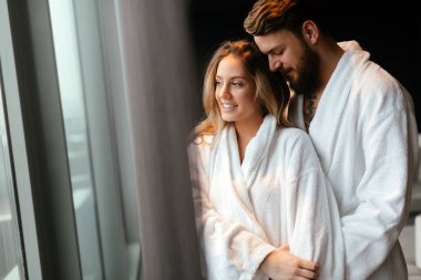 Güzel çift enhoying sağlık hafta sonu